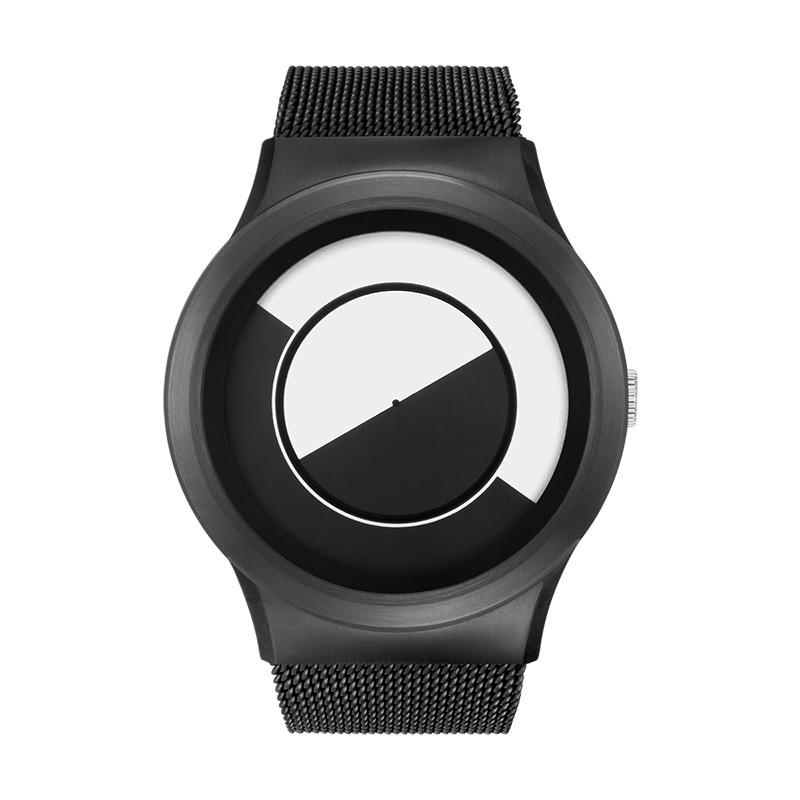 腕時計 メンズ レディース ZEROO ゼロ QUARTER MOON クォーター