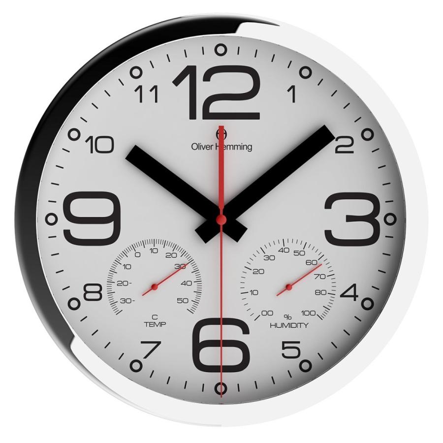 掛け時計 壁掛時計 おしゃれ インテリア 高級 W303s51w Oliver Hemming オリバー ヘミング 温度計 湿度計 引越し 新築 祝い プレゼント W303s51w Googoods グーグッズ 輸入時計本舗 通販 Yahoo ショッピング