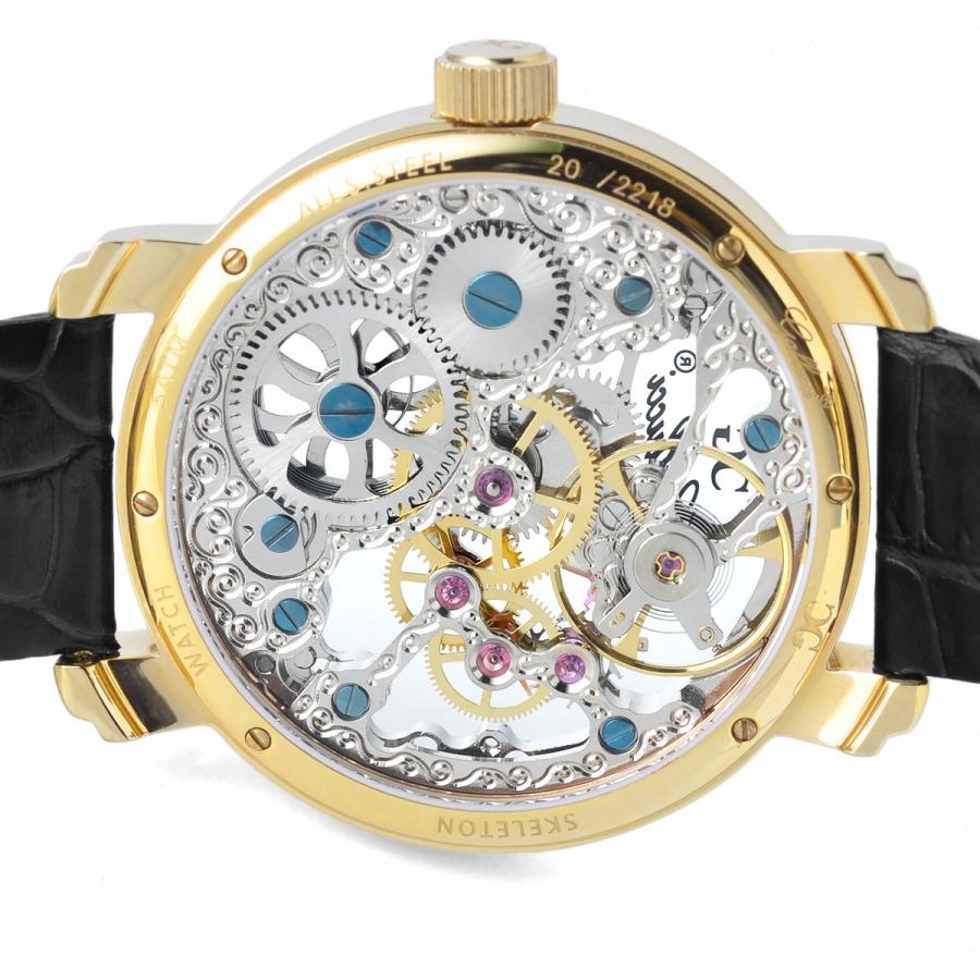 【新品未使用】GALLUCCI 手巻き腕時計 Gallucci ガルーチ イタリアブランド 手巻き 腕時計 メンズ ケース幅