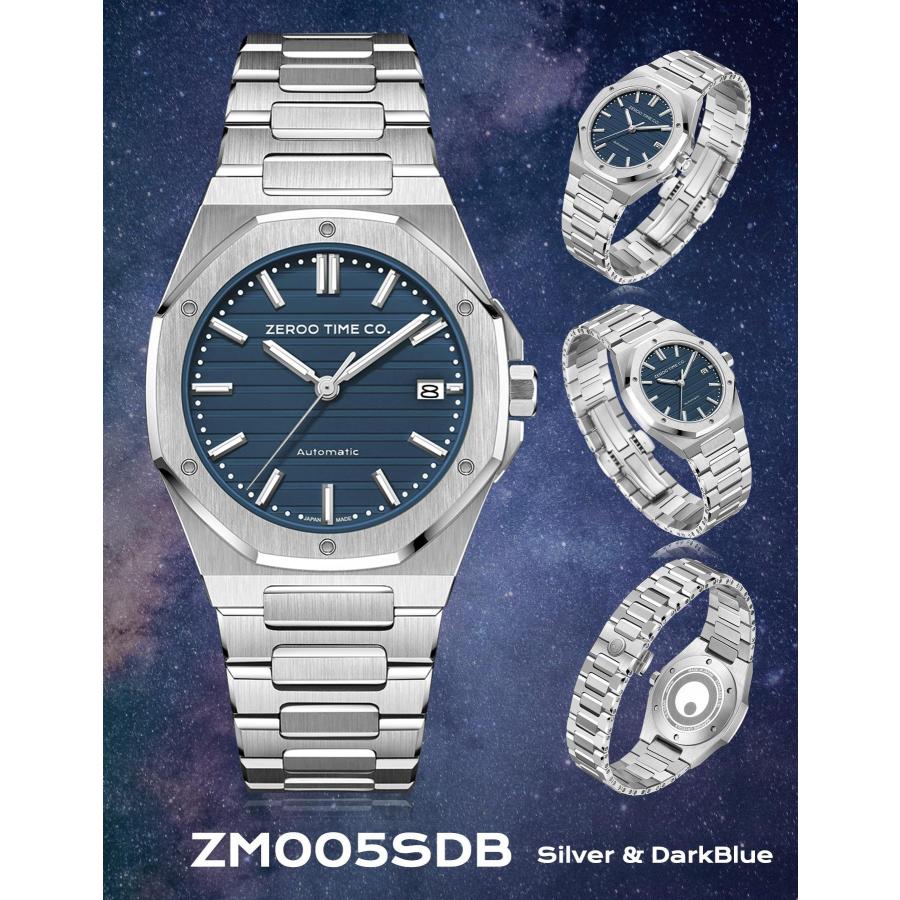 ZEROO 受注生産 腕時計 機械式 自動巻き サファイアガラス