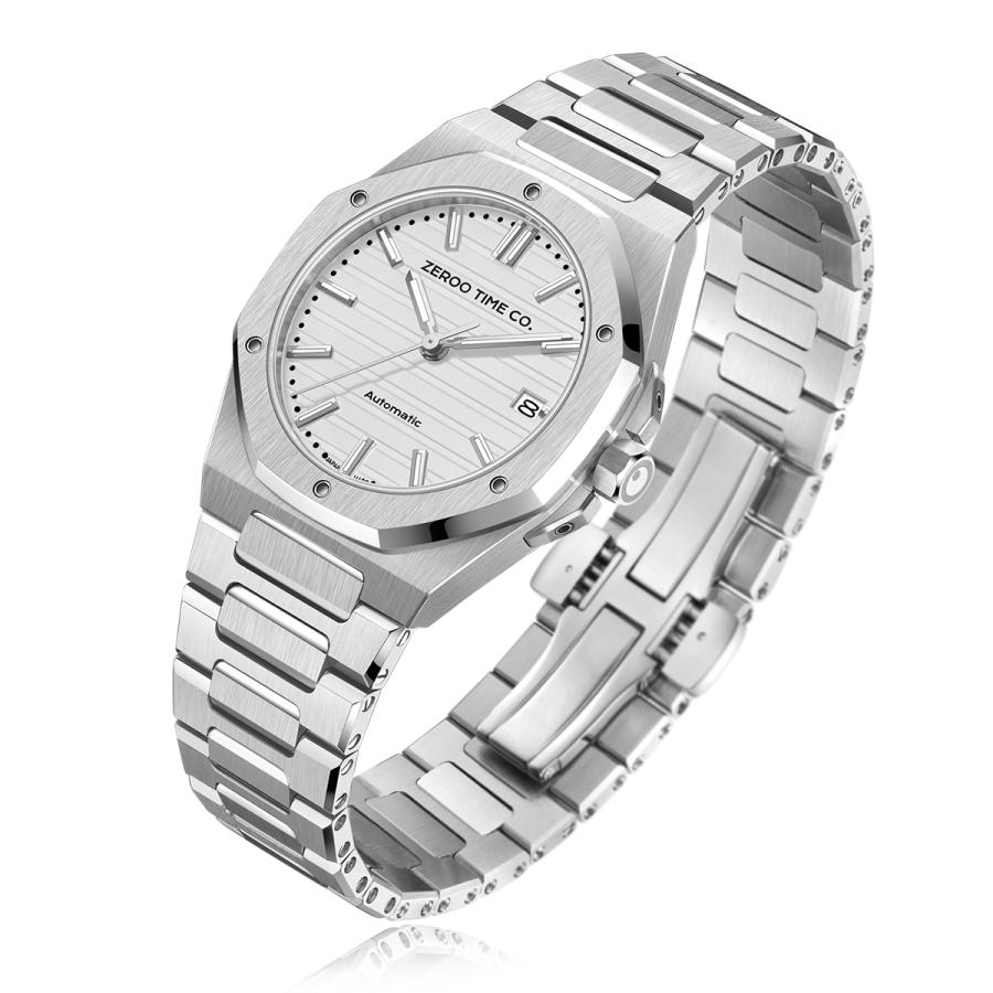 ZEROO 受注生産 腕時計 機械式 自動巻き サファイアガラス メカニカル