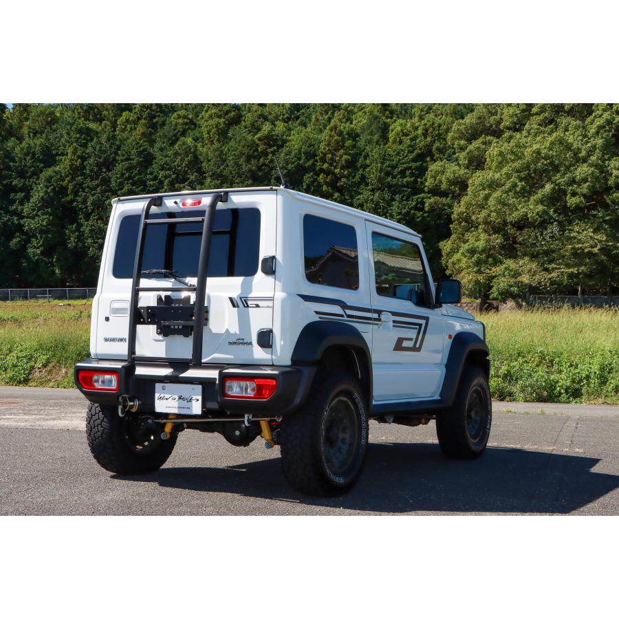 ジムニー リアワイドセンターラダー jb64 jb74 ジムニーシエラ ジムニー リアワイドセンターラダー jb64 jb74 ジムニーシエラ