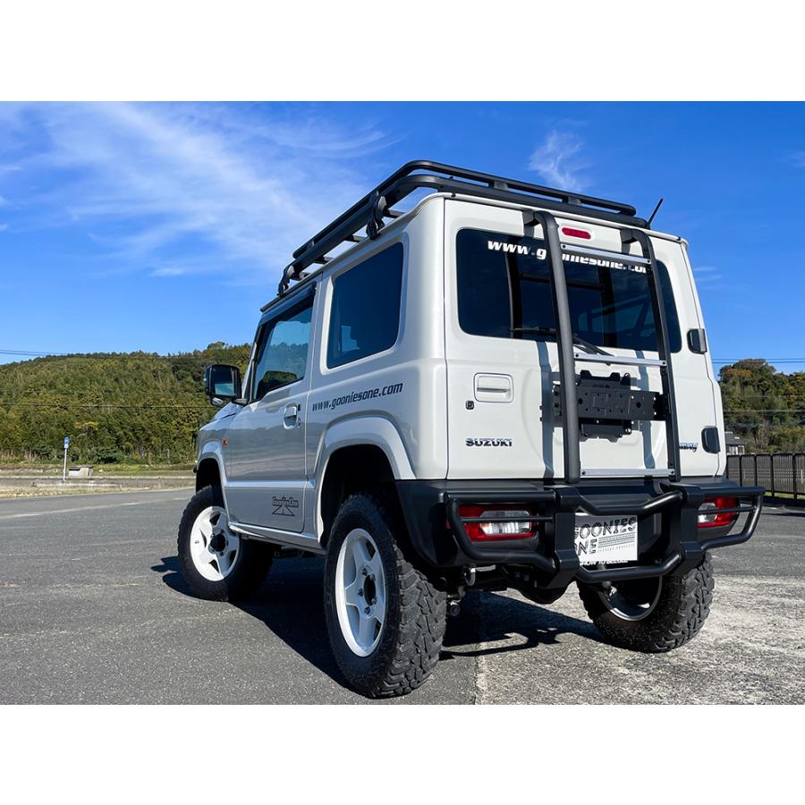 ■超美品！！ジムニー JB64☆リアラダー☆アルミ製☆結晶塗装☆送料サービス■ リアラダー <br> アルミ製 <br> ジムニー JB64 JB74 JC74