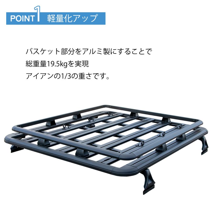 ジムニー ルーフキャリア ルーフラック フルサイズ 2フット jb64 jb74