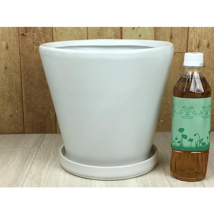 陶器鉢 Mp 丸型 白 つや無 25cm 6リットル 受皿付 植木鉢 おしゃれ 室内 Mp 2lw 植木鉢 鉢カバー専門店グーポット 通販 Yahoo ショッピング