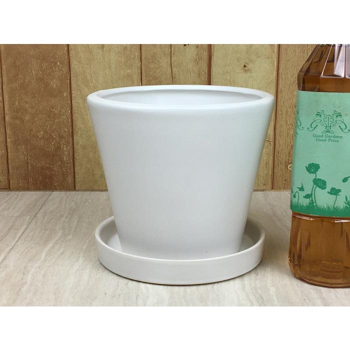 陶器鉢 Mp 丸型 白 つや無 15cm 1 3リットル 受皿付 植木鉢 おしゃれ 室内 Mp 2sw 植木鉢 鉢カバー専門店グーポット 通販 Yahoo ショッピング