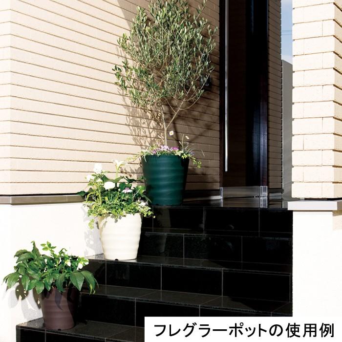 正規通販 おしゃれ 植木鉢 大型 フレグラーポット 36cm 12号 ダークブラウン 24リットル 室内 屋外 プラスチック 軽い Aynaelda Com