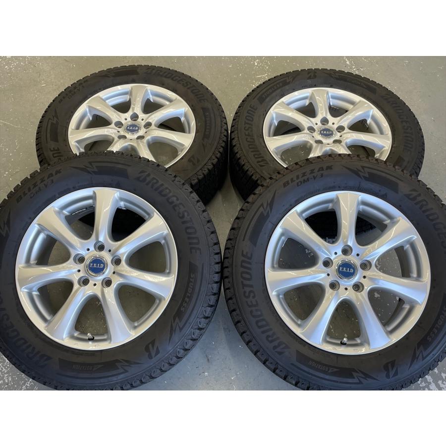 FEID 17x6.5+53 5H114.3 ブリヂストン ブリザック DM-V3 225/65R17 CX-5 CX-8 エクストレイル CR-V レガシィアウトバック｜goou-netshop｜02