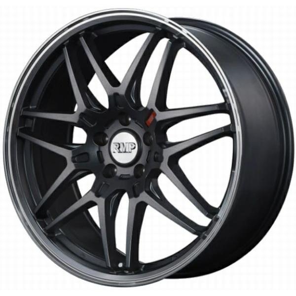 加須大桑 新品 ホイール4本セット クリフクライム リボルバー03 18x7.0J 40 5H114.3   クラウンクロスオーバー等 送料無料 スタッドレスタイヤホイールセット 235/60R18 107H XL グリップマックス グリップアイスX SUV ブラックレター # エムア 