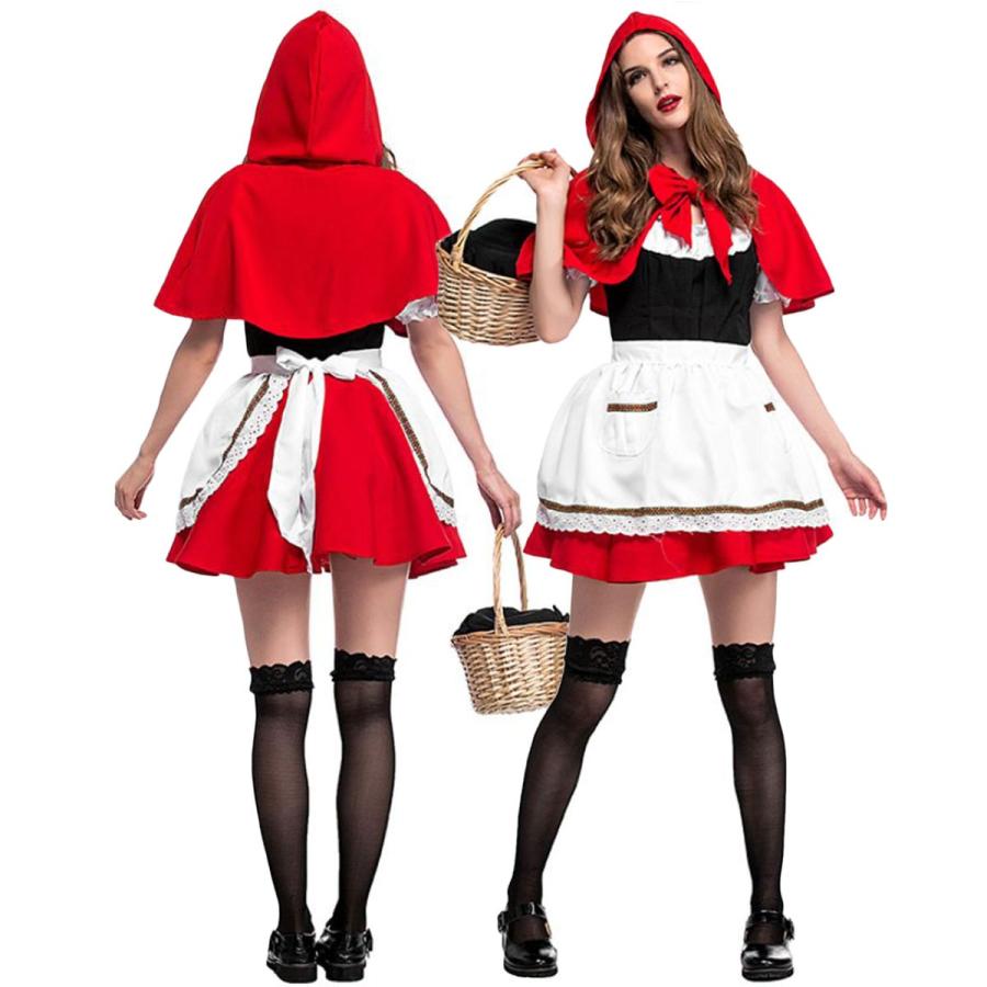 赤ずきん コスプレ レディース 衣装 あかずきん コスチューム 赤頭巾 ハロウィン 18 56 いいひ Yahoo ショッピング店 通販 Yahoo ショッピング