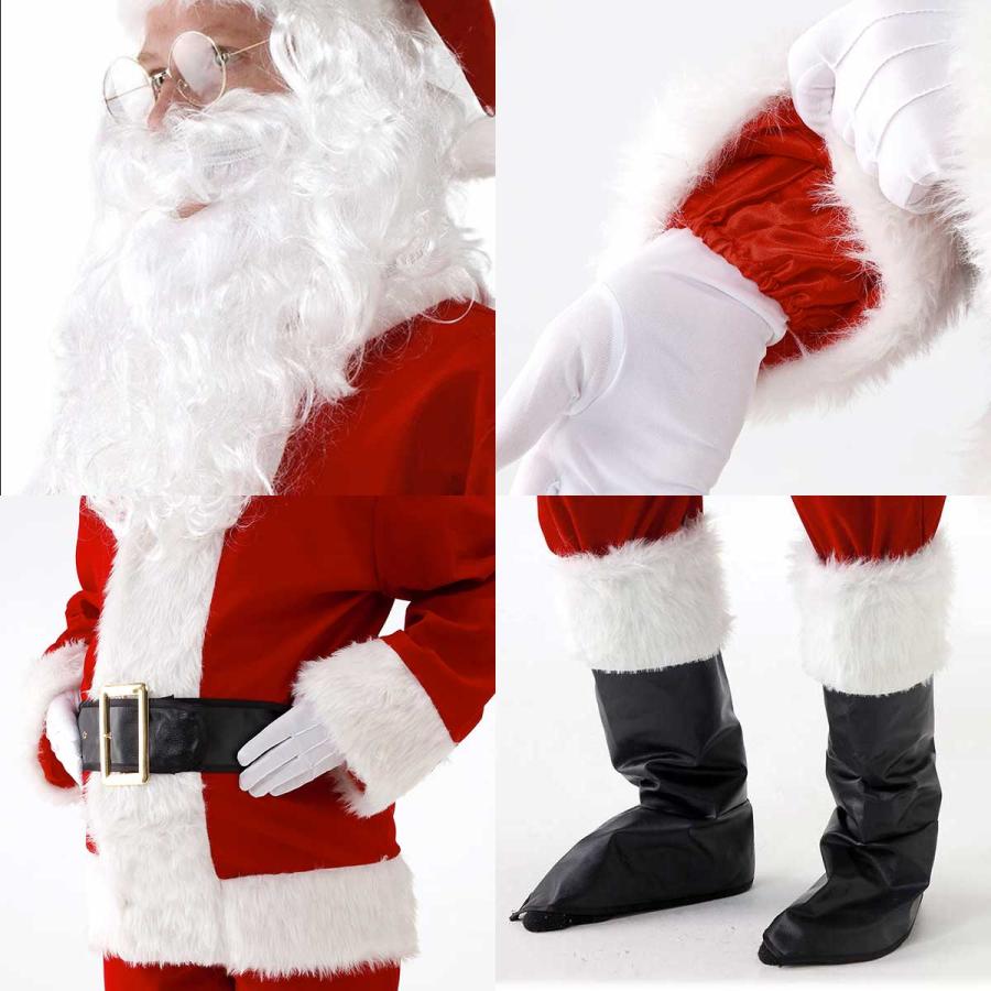 11点セット】サンタクロース 衣装 男性 サンタ コスプレ メンズ 大人