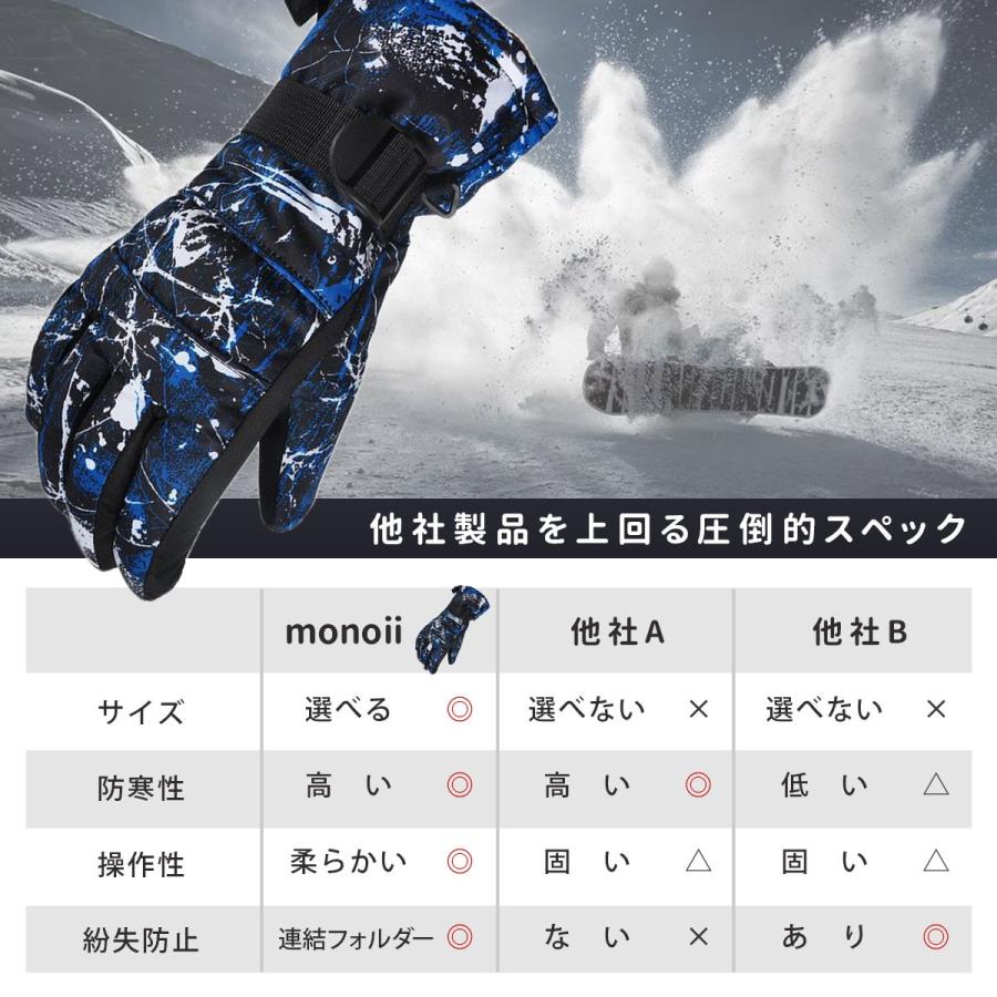 ☘️【Lサイズ】スノーボード グローブ 手袋 厚手 男女兼用 防寒 ブラック スノボ グローブ スノーボード 防水 防寒 手袋 スキー メンズ