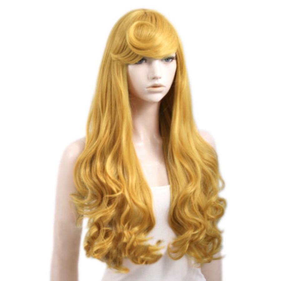 オーロラ姫 ウィッグ 金髪 コスプレ 眠れる森の美女 お姫様 かつら 仮装 C565 26 Kinn いいひ Yahoo ショッピング店 通販 Yahoo ショッピング