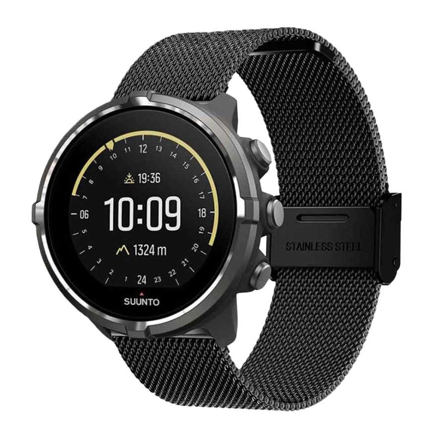 Suunto 7 9 9BARO D5 Spartan Sport Wrist HR Baro ベルト 交換用 スント スパルタン スポーツ 対応 バンド ステンレス 互換品｜goovice｜02