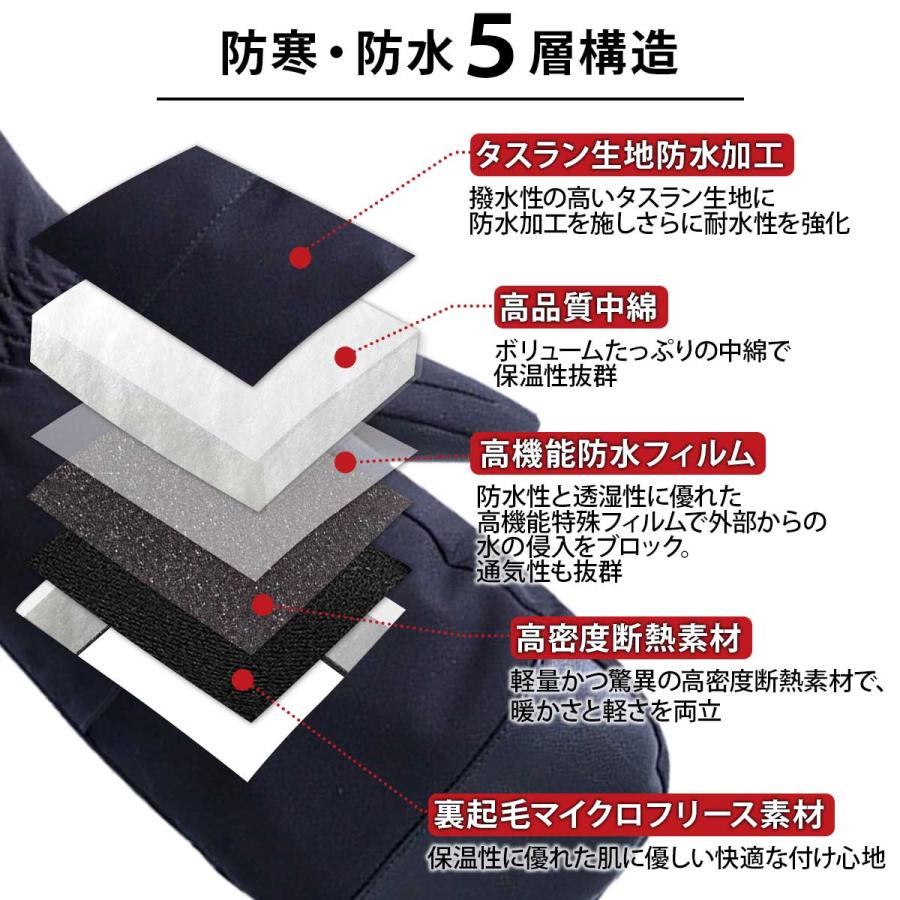未使用⭐アウトドアグローブ　スキー　スノボー　手袋 スノーボード グローブ ミトン スノボ スキー 手袋 レディース