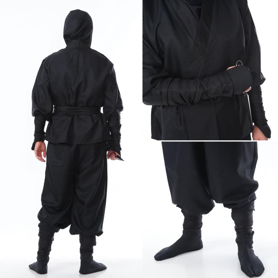 忍者 コスプレ ハロウィン ニンジャ コスチューム にんじゃ 黒装束 衣装 和装 仮装 : いいひ Yahoo!ショッピング店 - 通販 ...