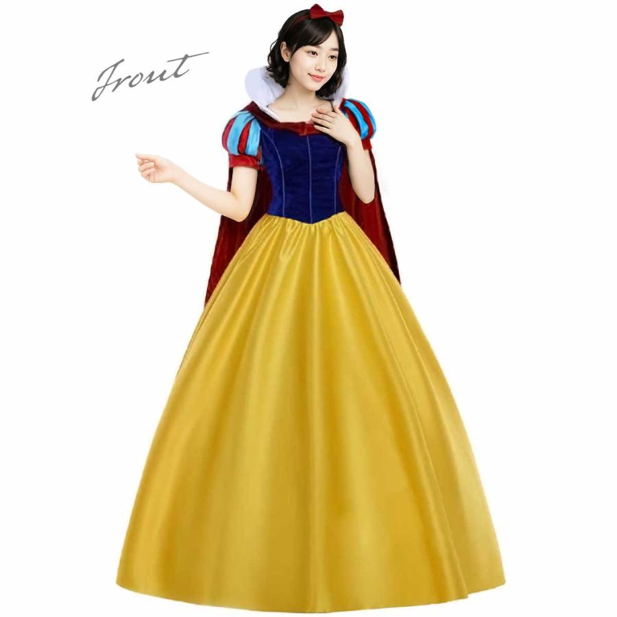白雪姫 ドレス 衣装 コスプレ プリンセス コスチューム 大人