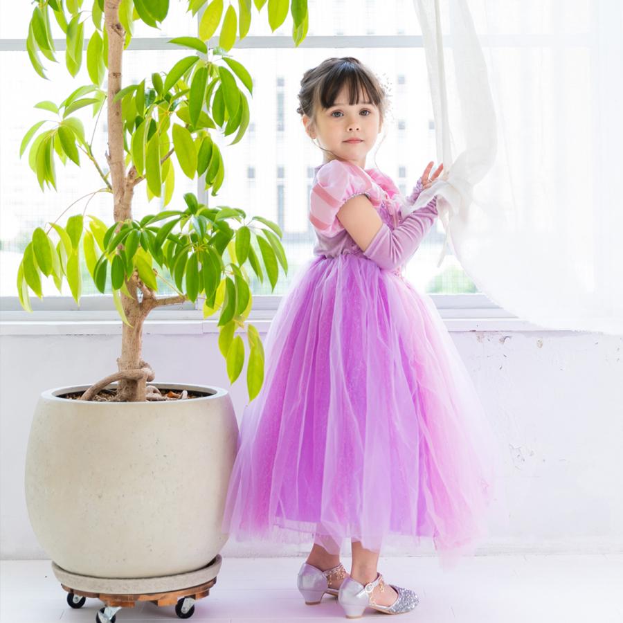 高品質☆実績No.1】ラプンツェル ドレス キッズ 子供 コスプレ 衣装