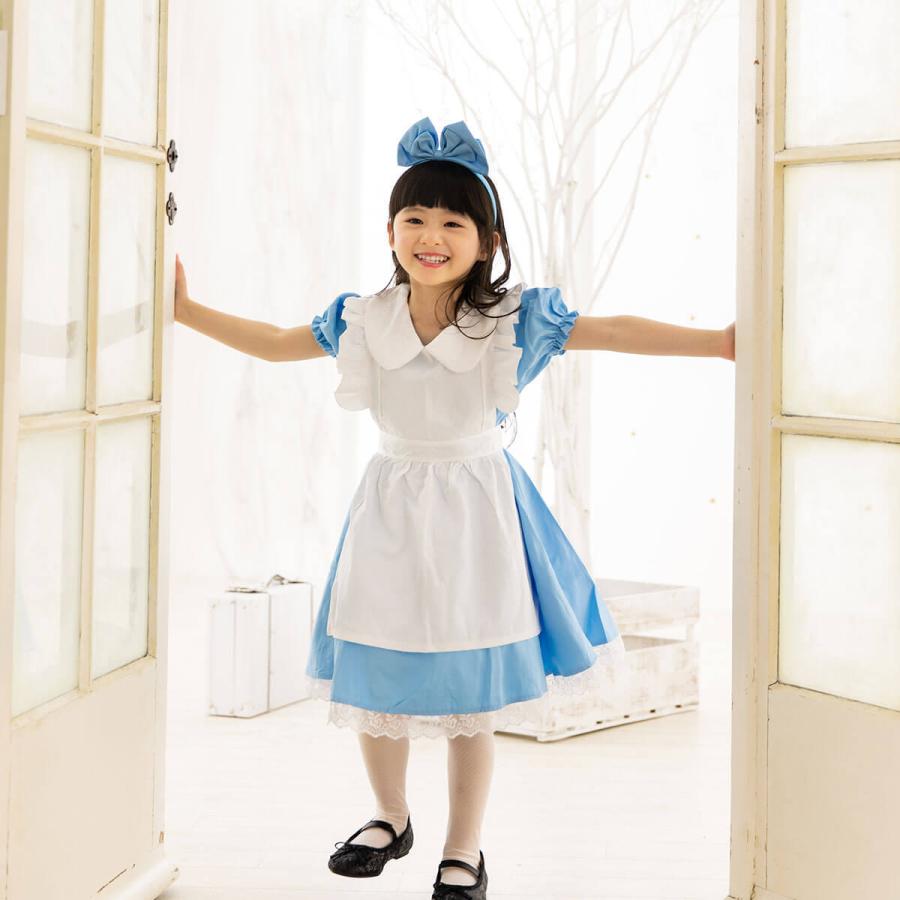アリス ドレス キッズ 子供 衣装 プリンセス プリンセスドレス ロング 
