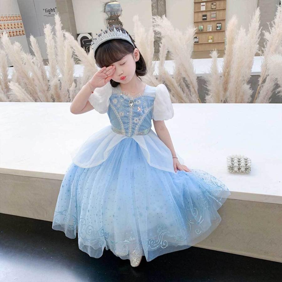 シンデレラ ドレス コスプレ 子供 プリンセス コスチューム キッズ お姫様 コス 子ども ハロウィン 仮装 発表会 衣装 女の子 D233 いいひ Yahoo ショッピング店 通販 Yahoo ショッピング