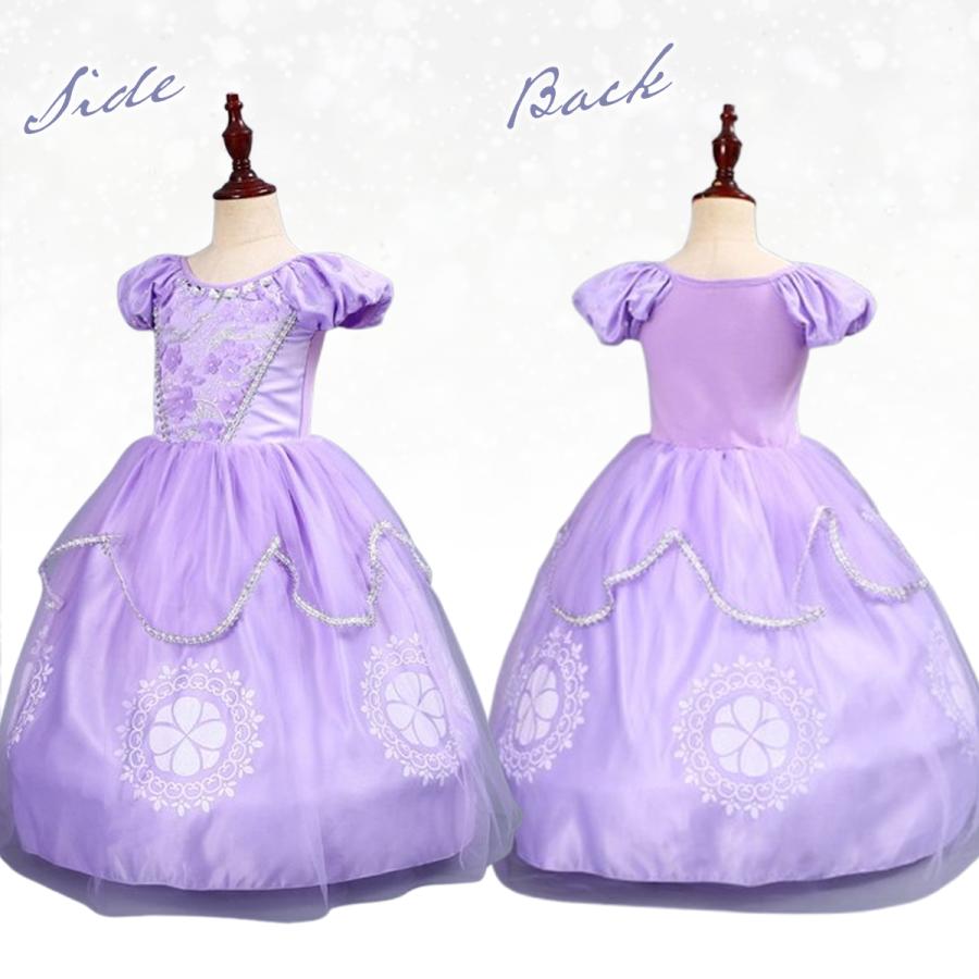 ちいさな プリンセス ソフィア お姫様 ドレス コスプレ 子供 可愛い