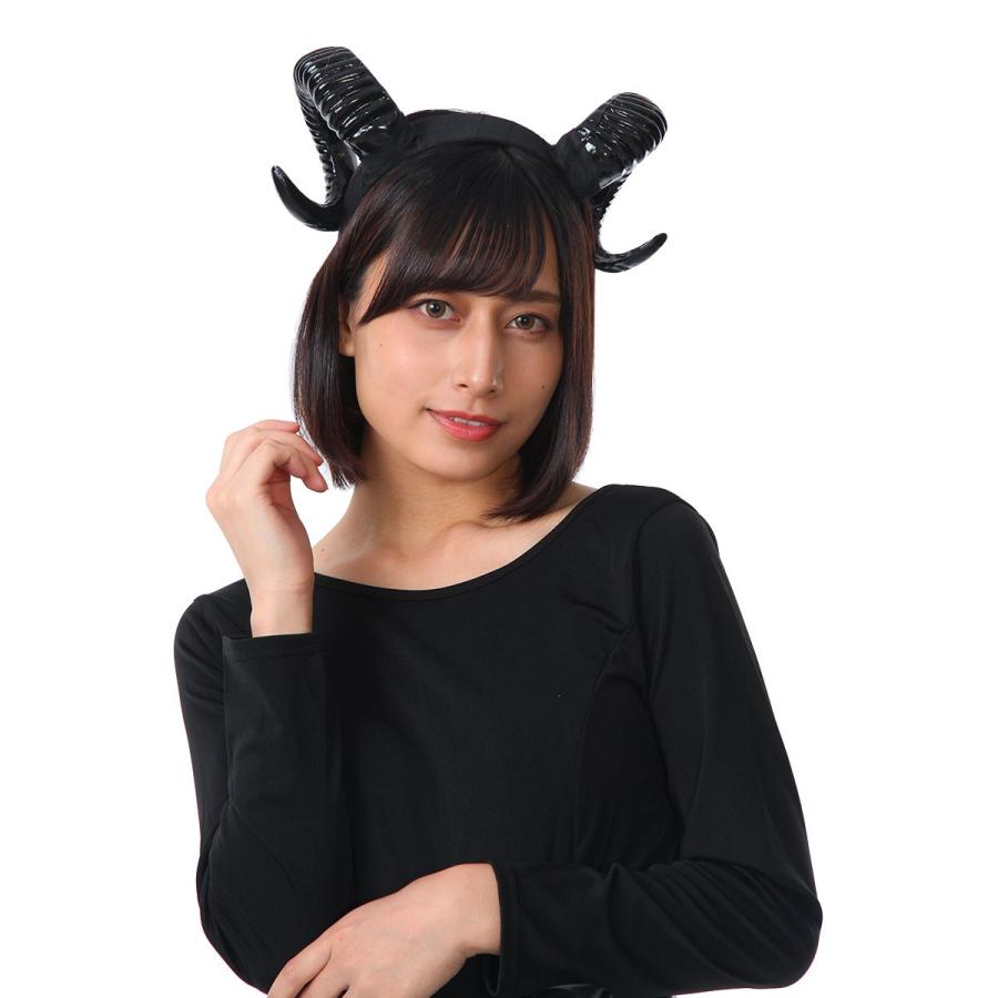 悪魔 角 ウィッグ デビル つの カチューシャ 悪魔の角 ヘアバンド 羊角 ハロウィン ツノ 付け角 コスプレ D343 いいひ Yahoo ショッピング店 通販 Yahoo ショッピング