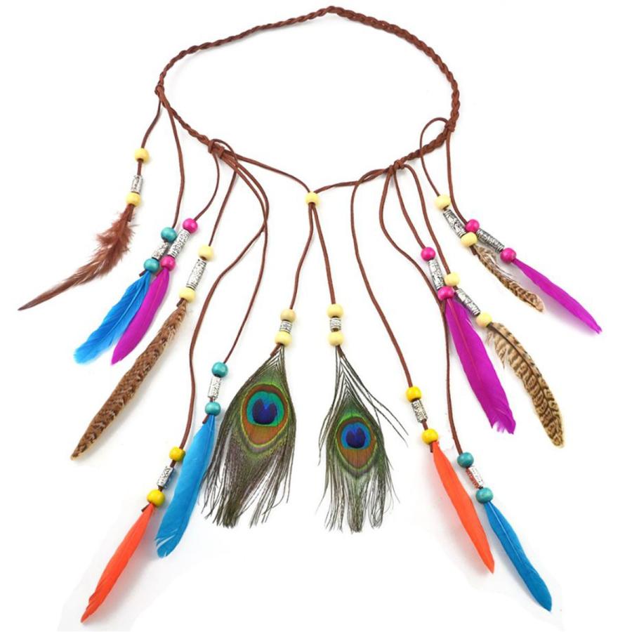 新作揃え 原始人 ハロウィン 髪飾り 羽 インディアン 羽根 羽飾り はね ウィッグ その他のコスプレ衣装 Irisyaish Co Il