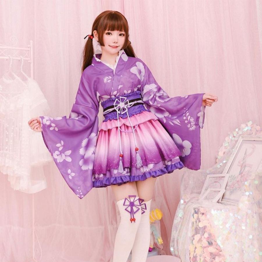 和服 着物 コスチューム レディース 花魁 コスプレ ハロウィン おいらん 浴衣 和装 アイドル 衣装 和風 コス 仮装 D384 いいひ Yahoo ショッピング店 通販 Yahoo ショッピング