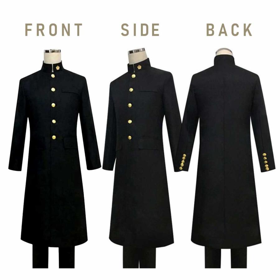 値下げ。格安中古仮装衣装　学生服・長乱服・長らん・長ラン上着、上着ウール？、フリーサイズ。ほぼ未使用品。洗濯出来ます。先着１着限り。 長ラン 学ラン コスプレ ハロウィン 制服 コスチューム ロング 学生服