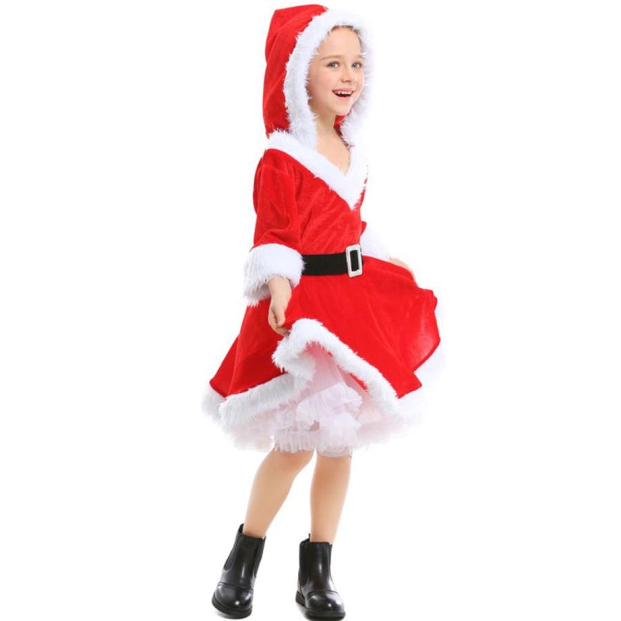 サンタ コスプレ 子供 サンタコス 服 キッズ クリスマス 衣装 女の子 サンタクロース 仮装 コスチューム かわいい D561 いいひ Yahoo ショッピング店 通販 Yahoo ショッピング