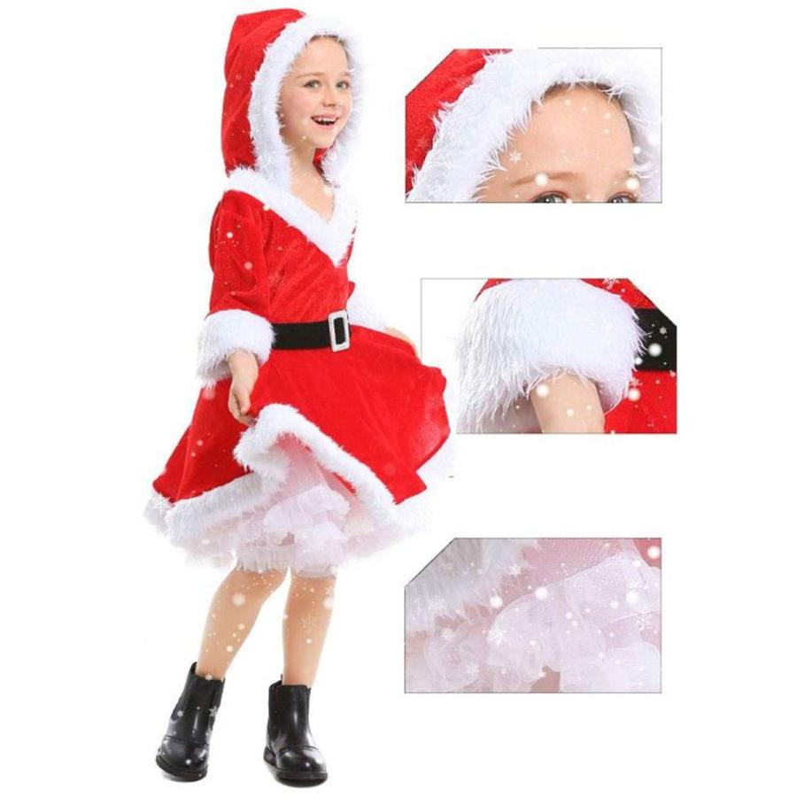 サンタ コスプレ 子供 サンタコス 服 キッズ クリスマス 衣装 女の子 サンタクロース 仮装 コスチューム かわいい D561 いいひ Yahoo ショッピング店 通販 Yahoo ショッピング