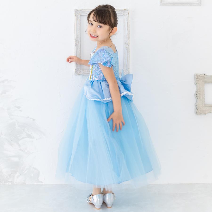 120size プリンセス風 シンデレラ 入学 卒園 フォーマル 女の子 ガラスの靴 子供 シンデレラ 靴 キッズ 雪の女王 エルサ ドレス