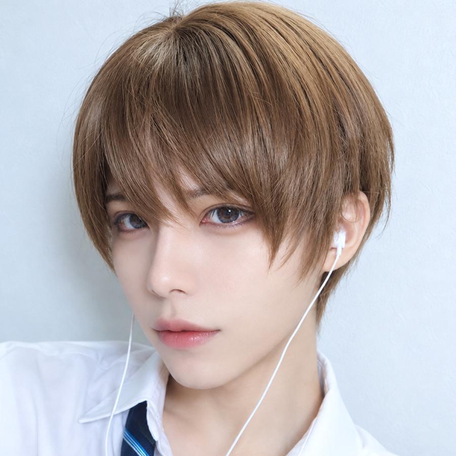 ウィッグ 男装 コスプレ かつら メンズ ショート 自然 カツラ フル