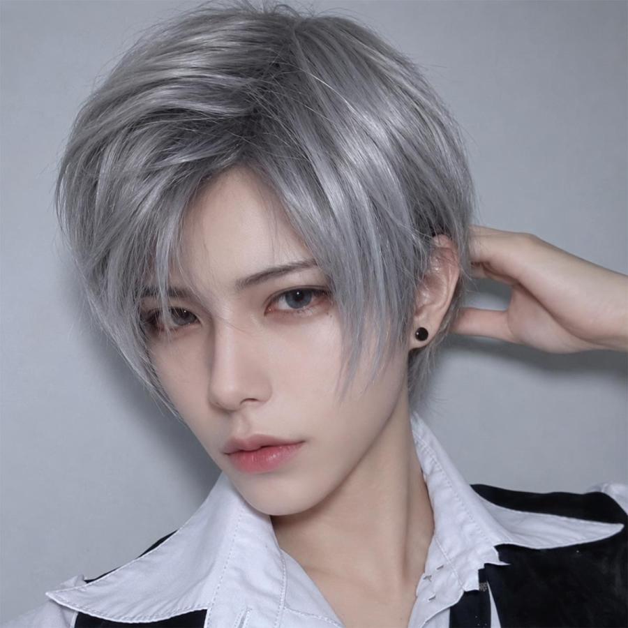 ウィッグ 男装 コスプレ かつら メンズ ショート 自然 カツラ フル