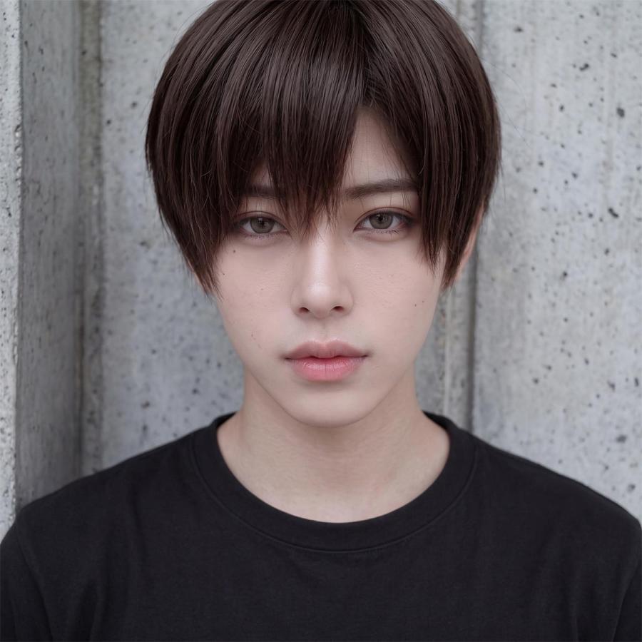 ウィッグ 男装 コスプレ かつら メンズ ショート 自然 カツラ フル