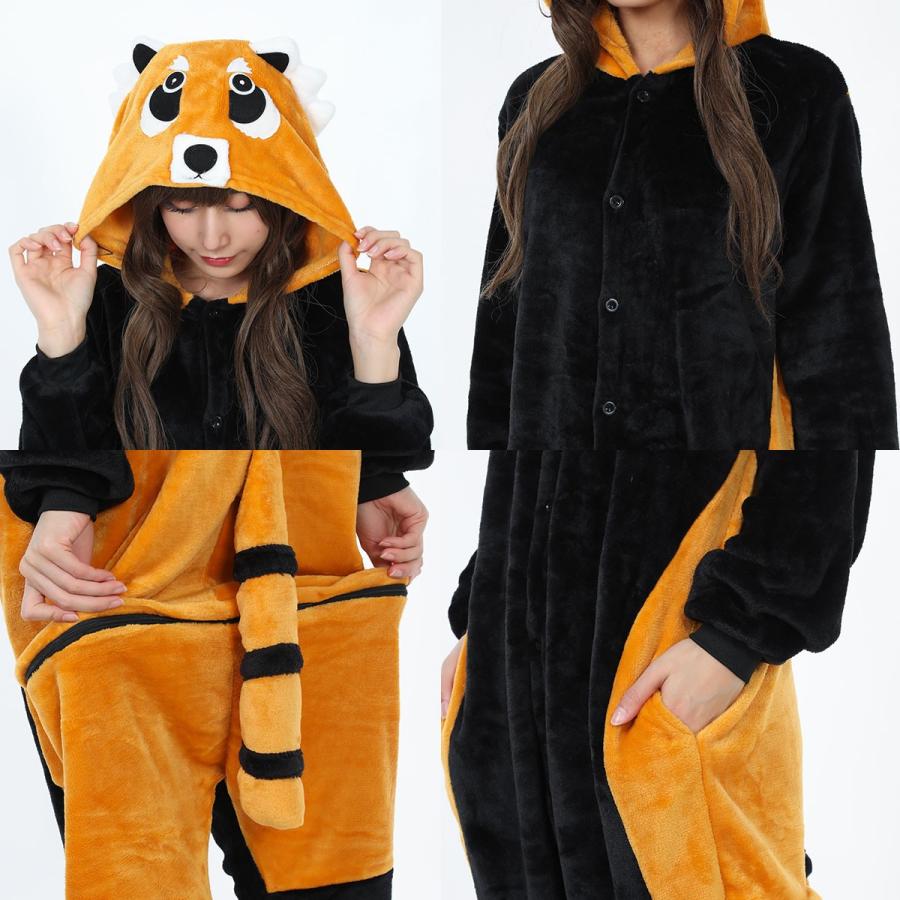 レッサーパンダ 着ぐるみ メンズ アニマル コスプレ かわいい 動物 着ぐるみパジャマ 大人 動物 パジャマ レディース D700 いいひ Yahoo ショッピング店 通販 Yahoo ショッピング