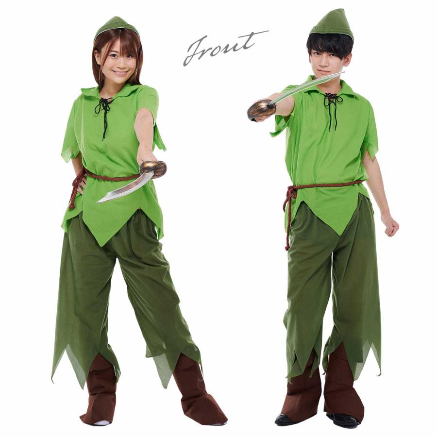 ピーターパン コスプレ ハロウィン 仮装 大人 ユニセックス メンズ 