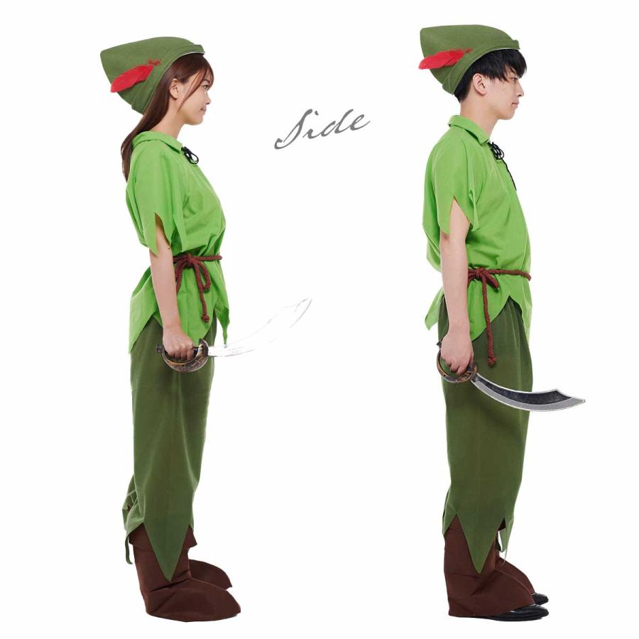 ピーターパン コスプレ ハロウィン 仮装 大人 ユニセックス メンズ