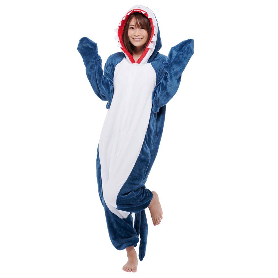 サメ 着ぐるみ 大人用 着ぐるみパジャマ ハロウィン コスプレ おもしろ アニマル きぐるみ D733 いいひ Yahoo ショッピング店 通販 Yahoo ショッピング