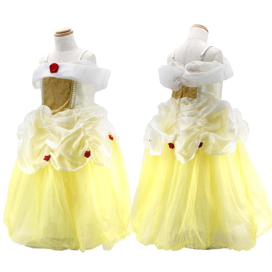 ベル ドレス 子供 美女と野獣 プリンセス コスプレ 衣装 キッズ