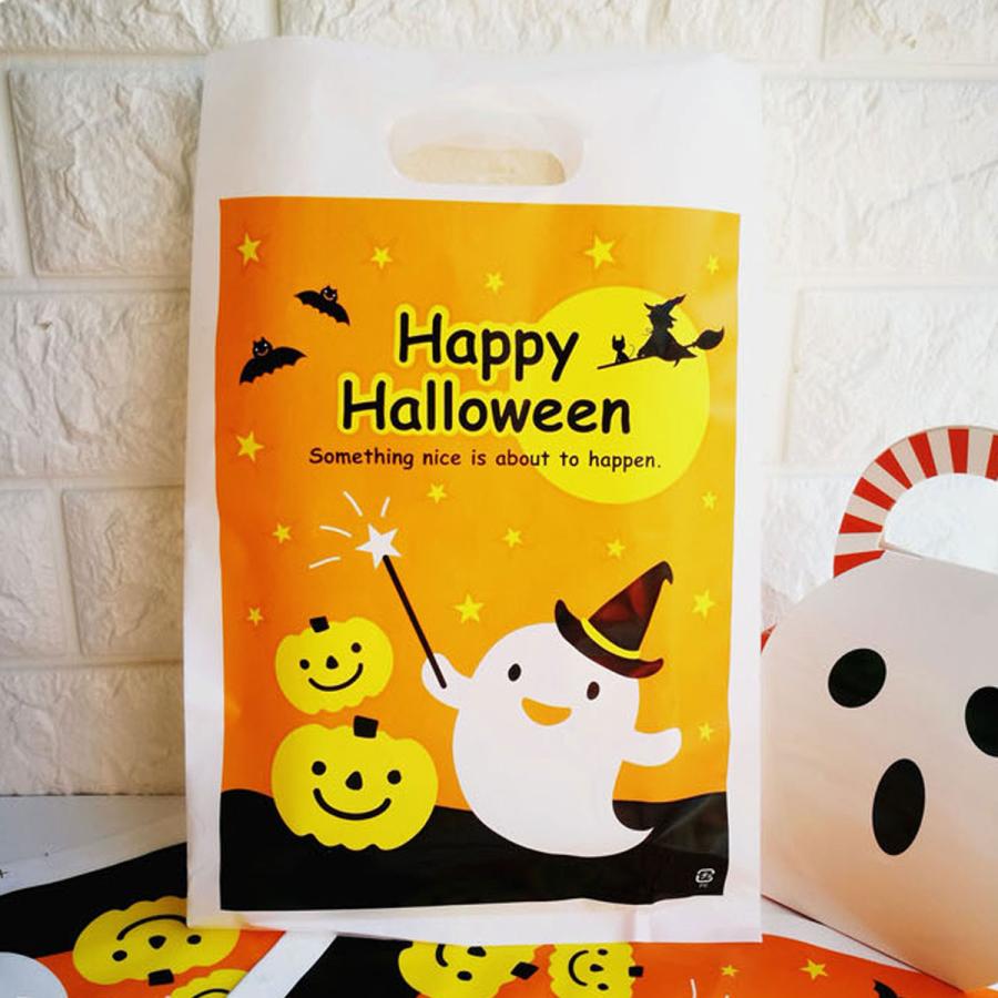 ハロウィン プレゼント ラッピング 袋 お菓子 ラッピング袋 バッグ 手提げ袋 レジ袋 D848 いいひ Yahoo ショッピング店 通販 Yahoo ショッピング