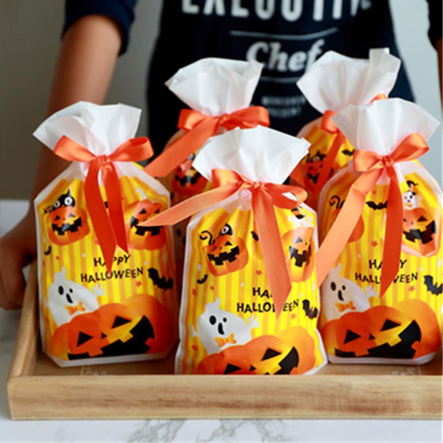 ハロウィン プレゼント ラッピング 袋 お菓子 ラッピング袋 バッグ 手提げ袋 レジ袋 D849 いいひ Yahoo ショッピング店 通販 Yahoo ショッピング