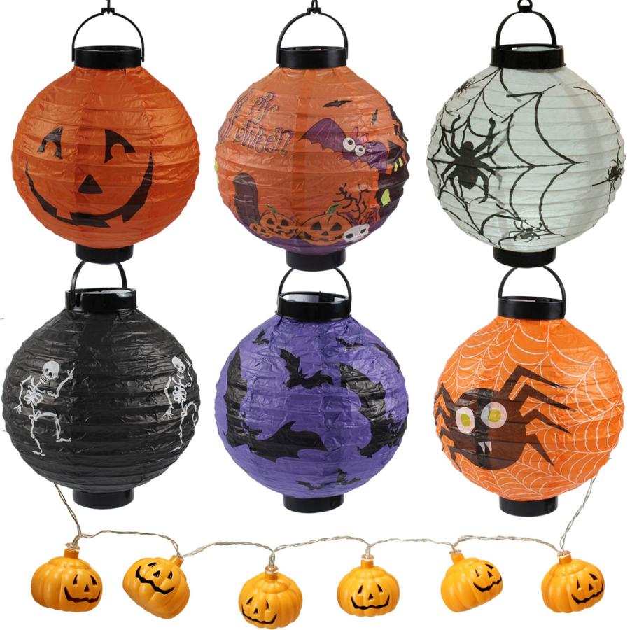 ハロウィン 飾り かぼちゃ ランタン Led 吊り下げ 装飾 ガーランド Halloween 飾り付け 提灯 オーナメント ハロウィングッズ D872 いいひ Yahoo ショッピング店 通販 Yahoo ショッピング