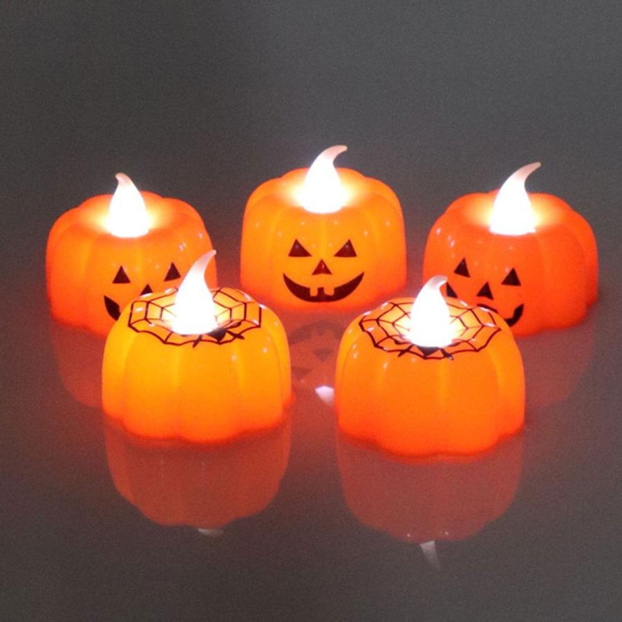 ハロウィン 飾り LED キャンドル ライト Halloween 装飾 かぼちゃ