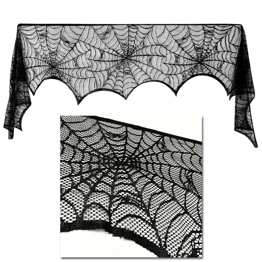 ハロウィン 飾り テーブルクロス レース 蜘蛛 ハロウィンパーティー 装飾 おしゃれ インテリア デコレーション 部屋 テーブル D877 いいひ Yahoo ショッピング店 通販 Yahoo ショッピング
