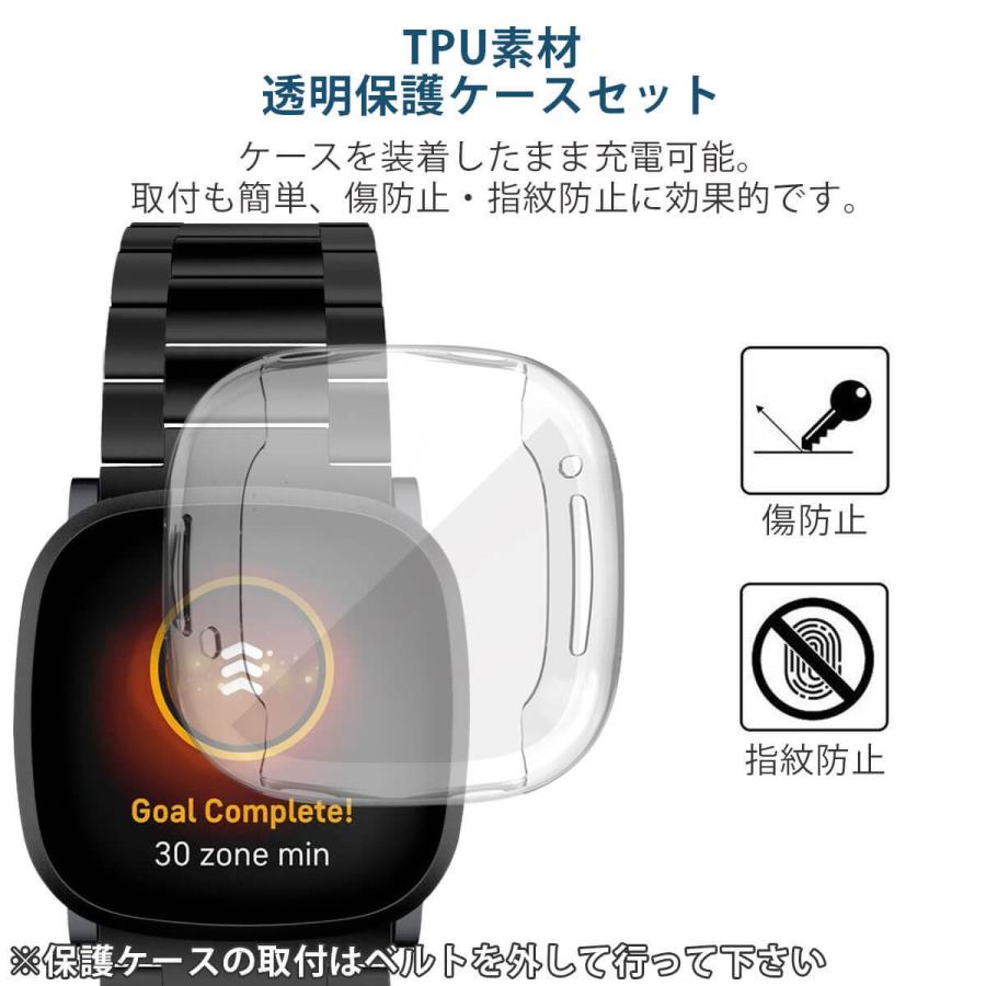 Fitbit Versa フィットビット バーサ ケースバンドセット 楽天市場】【調整工具付】フィットビット Fitbit Versa 3 用