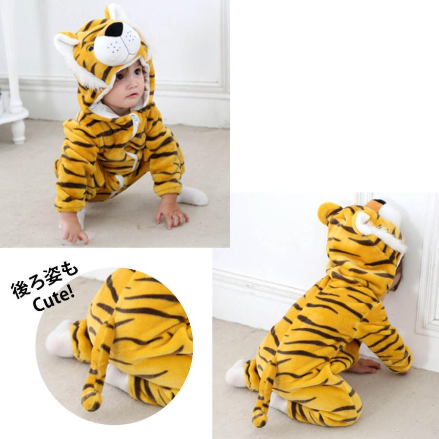 寅 着ぐるみ 干支 赤ちゃん 虎 カバーオール ロンパース ハロウィン トラ 着ぐるみパジャマ リアル ジャンプスーツ リアル 仮装 年賀状 E0042 いいひ Yahoo ショッピング店 通販 Yahoo ショッピング