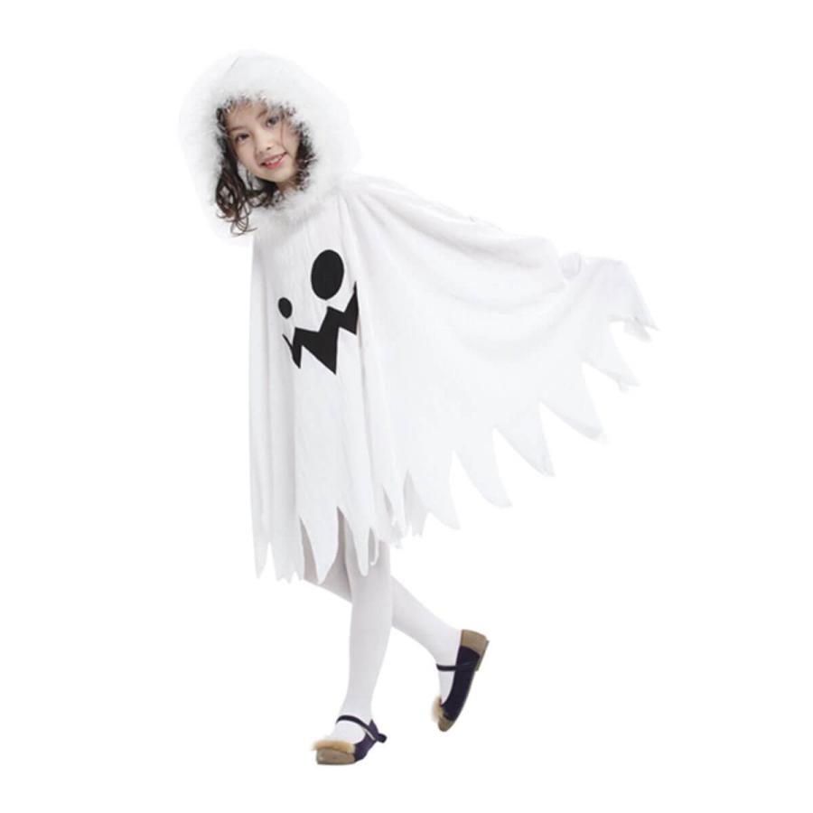 ハロウィン 仮装 女の子 おばけ ポンチョ かわいい 子供 ゴースト 