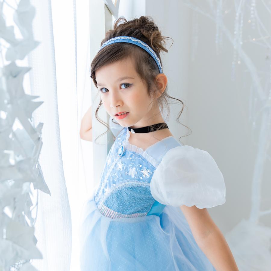 シンデレラ カチューシャ チョーカー 子供 プリンセス ヘアバンド