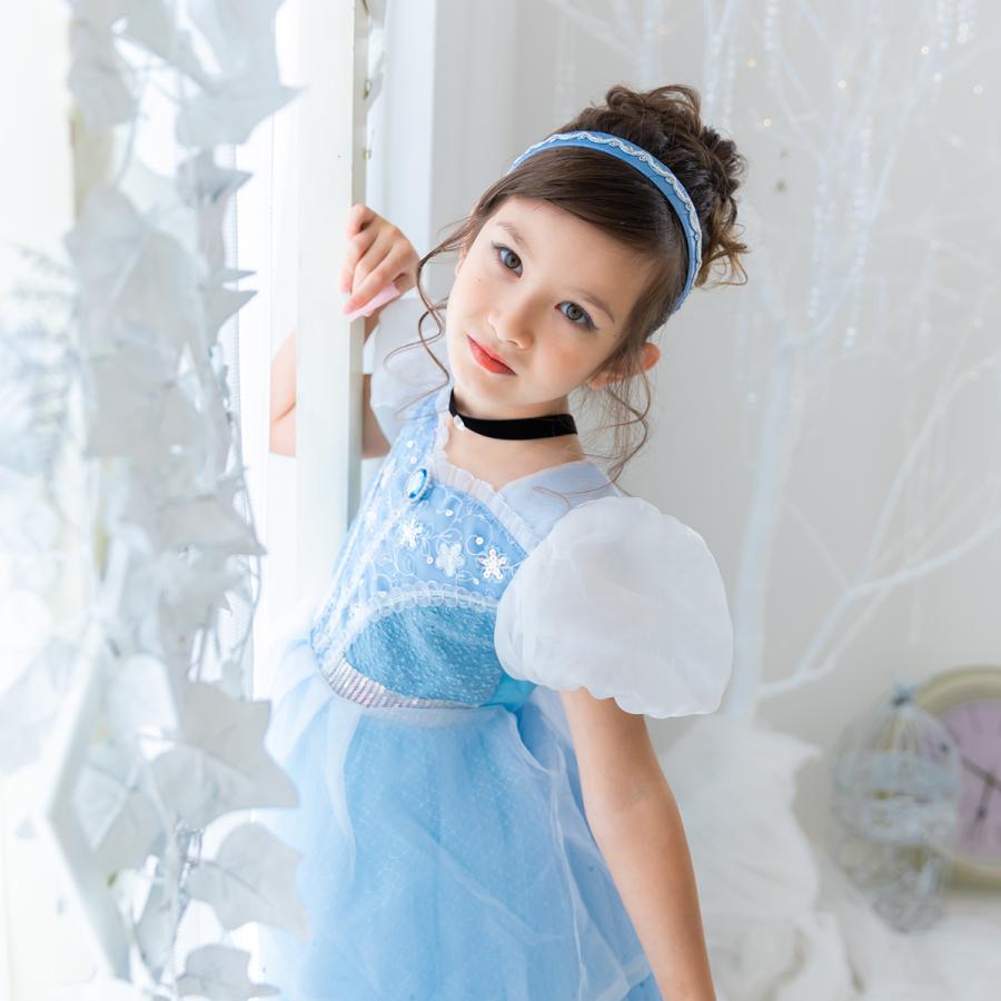シンデレラ カチューシャ チョーカー 子供 プリンセス ヘアバンド